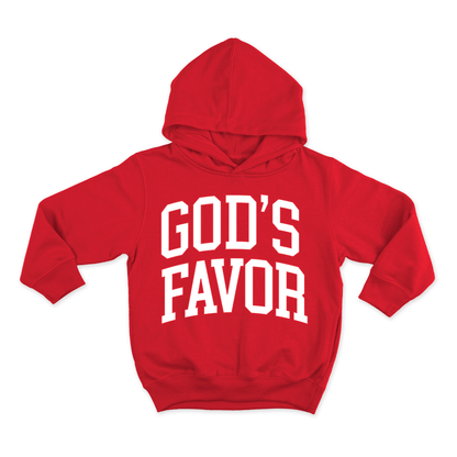 red fleece hoodie