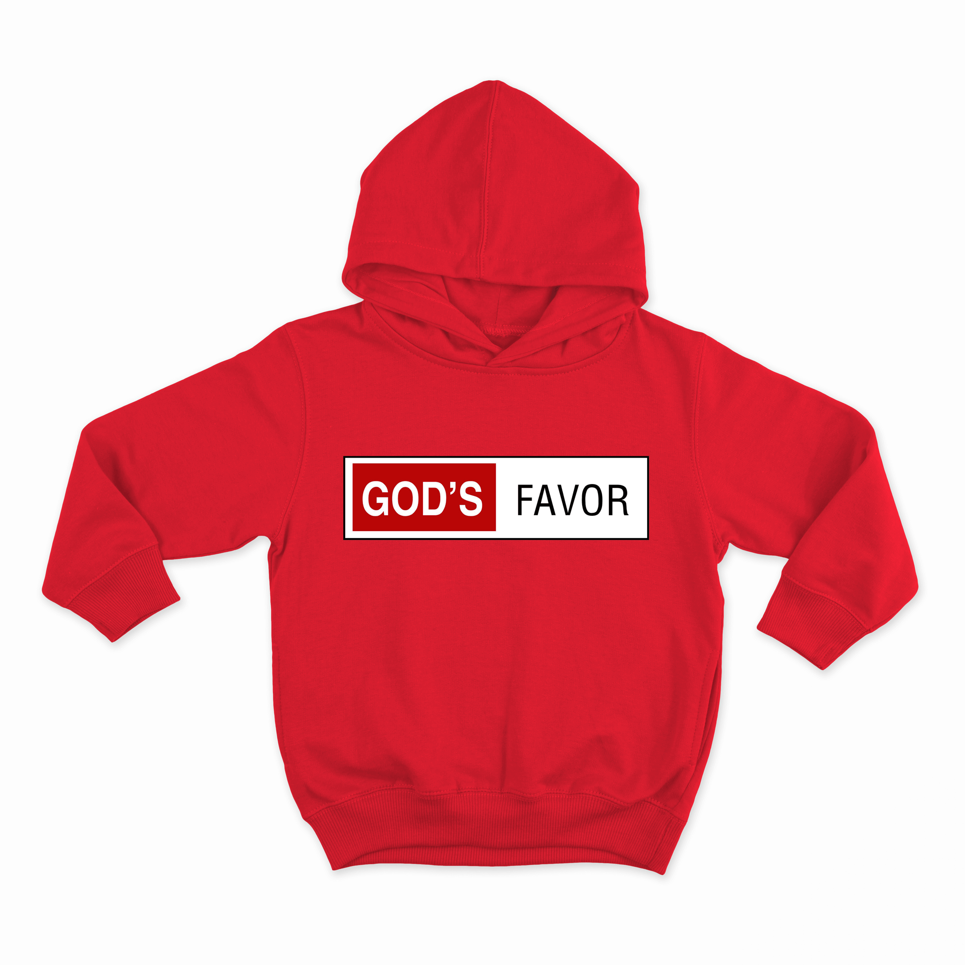 red colour hoodie