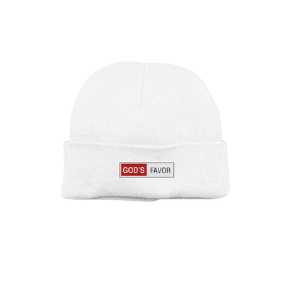 White Beanie Hat