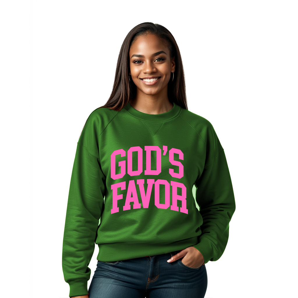 God's Favor Sweatshirt (Greek Collection)