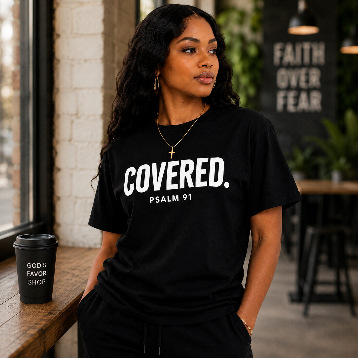 COVERED.™ Psalm 91 Premium Tee — Edition