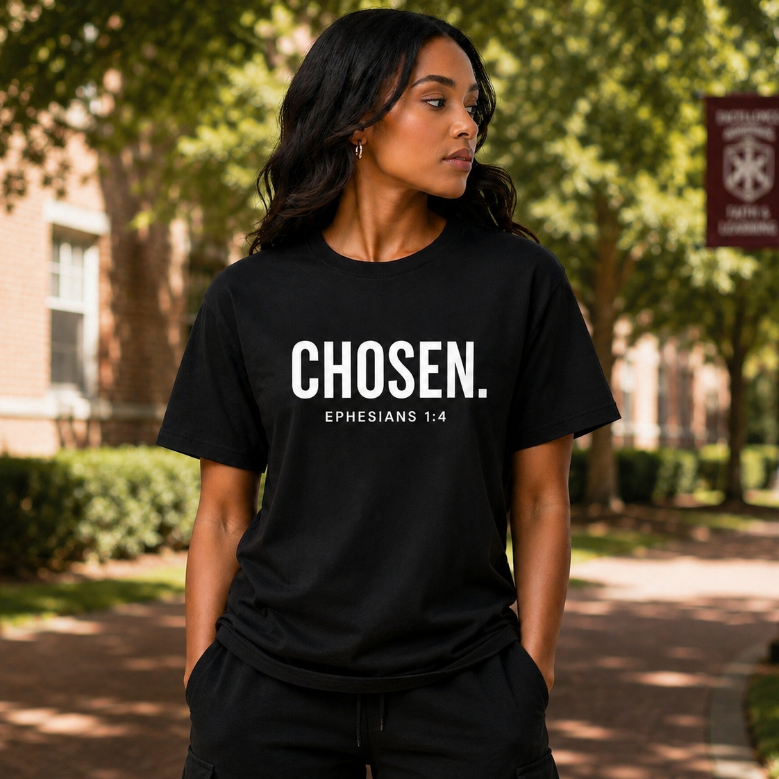CHOSEN.™ Premium Tee – Black Edition
