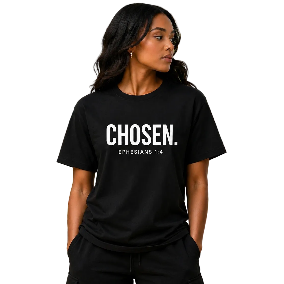 CHOSEN.™ Premium Tee – Black Edition