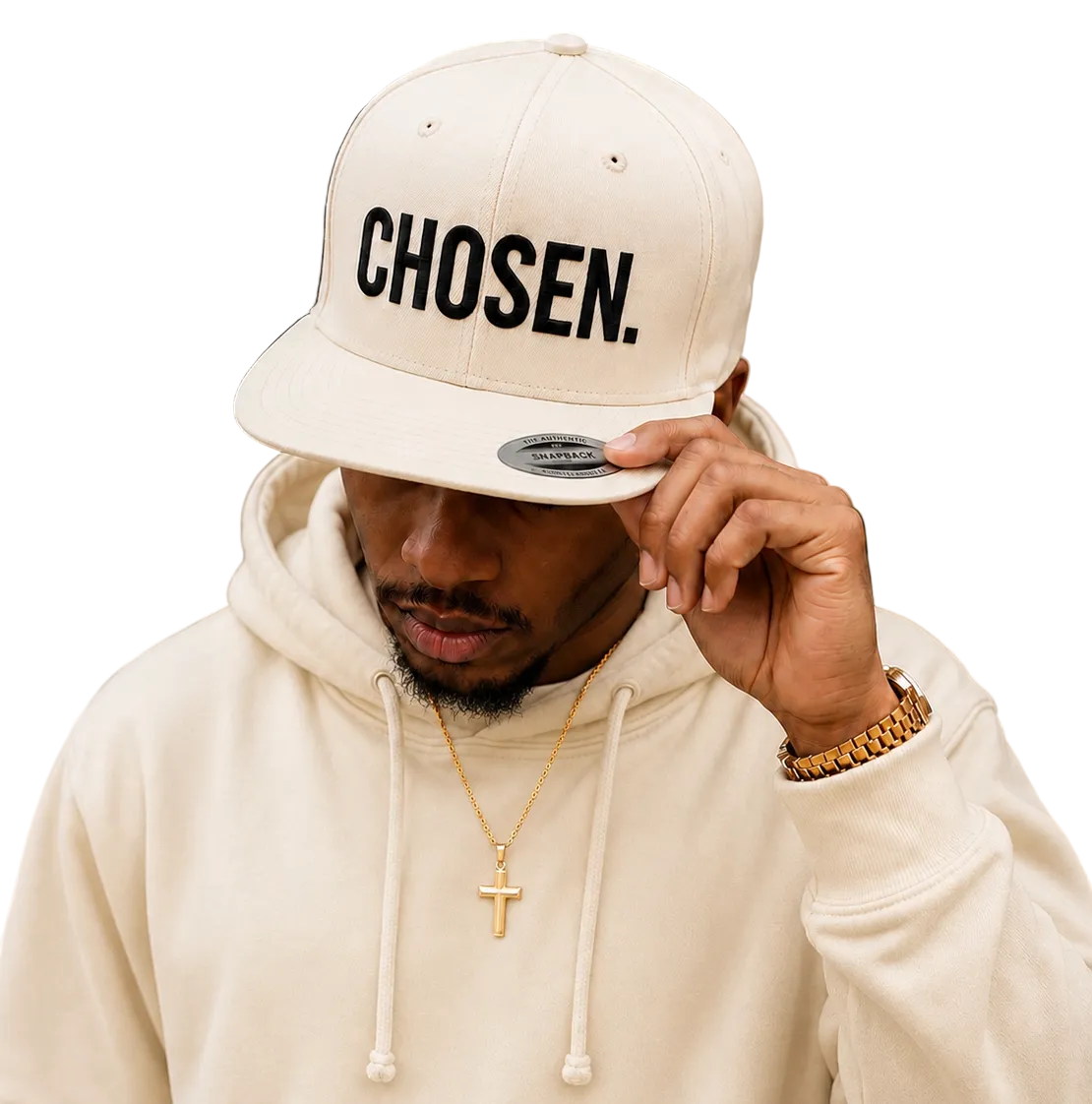 CHOSEN.™ Premium Hat – Cream Edition