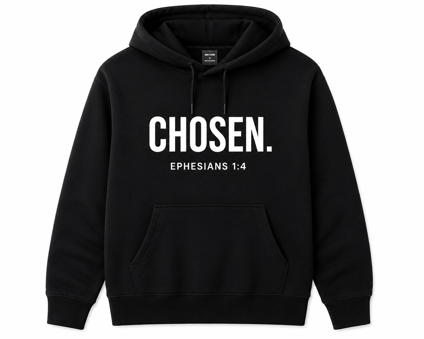 CHOSEN.™ Premium Hoodie – Black Edition