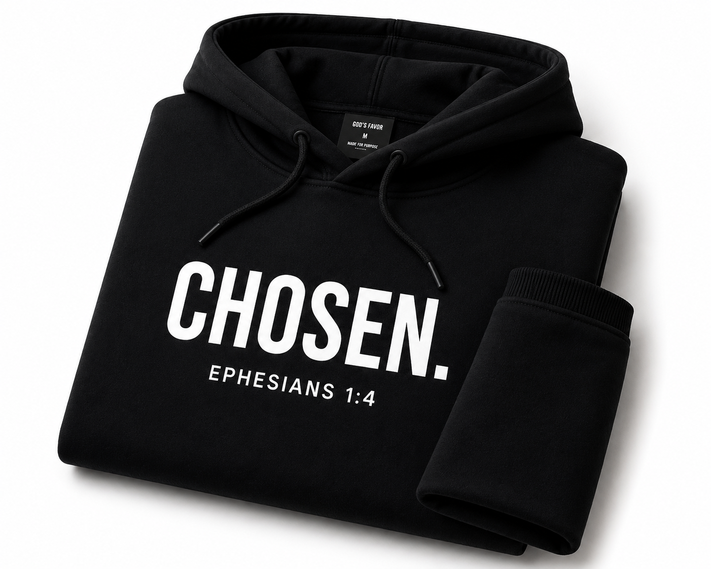 CHOSEN.™ Premium Hoodie – Black Edition