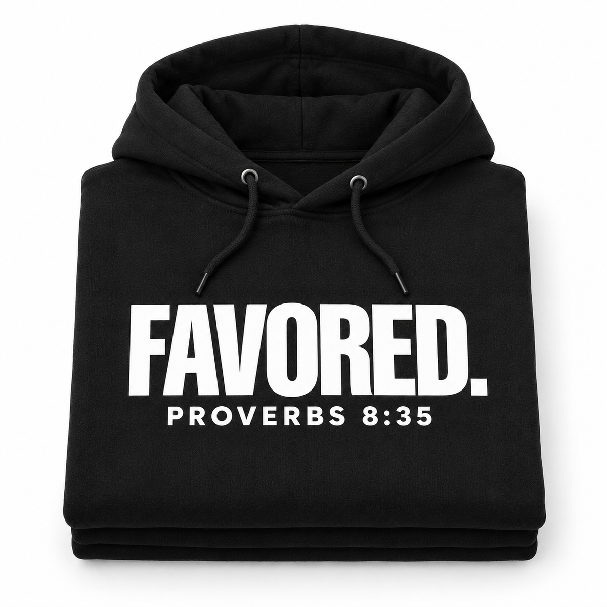 FAVORED.™ Proverbs 8:35 Premium Hoodie