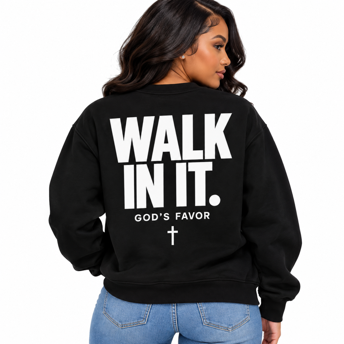 Walk In It Premium Crewneck