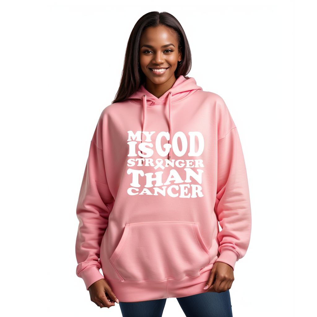 My God is Stronger than Cancer Hoodie