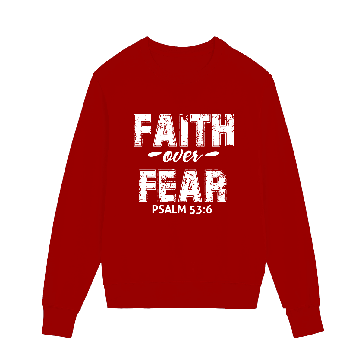 Black T-Shirt - Faith over Fear Sweatshirt (Youth Collection)